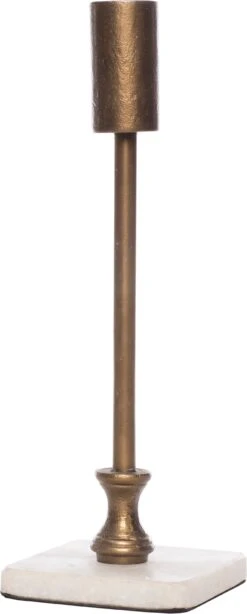 Intratuin Kandelaar Antiek Koper / Goud 11 X 31 Cm