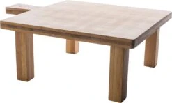 Cosy & Trendy Dienblad Op Poten Bamboe 36,5 X 28,8 X 13,5 Cm