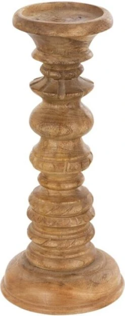 J-Line Kandelaar Line Naturel 12 X 4 X 20 Cm