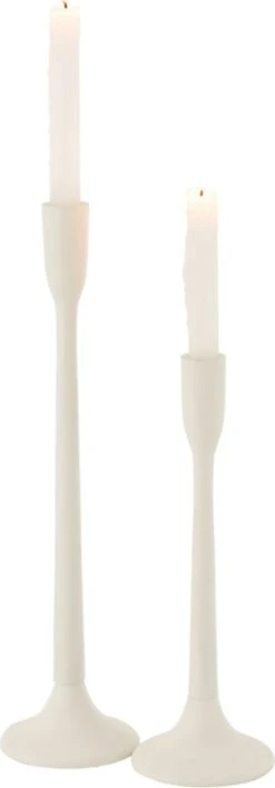 Jolipa Kandelaar Wit 10,5 X 10,5 X 41 Cm -Lauraa Winkel 5400924172220 4