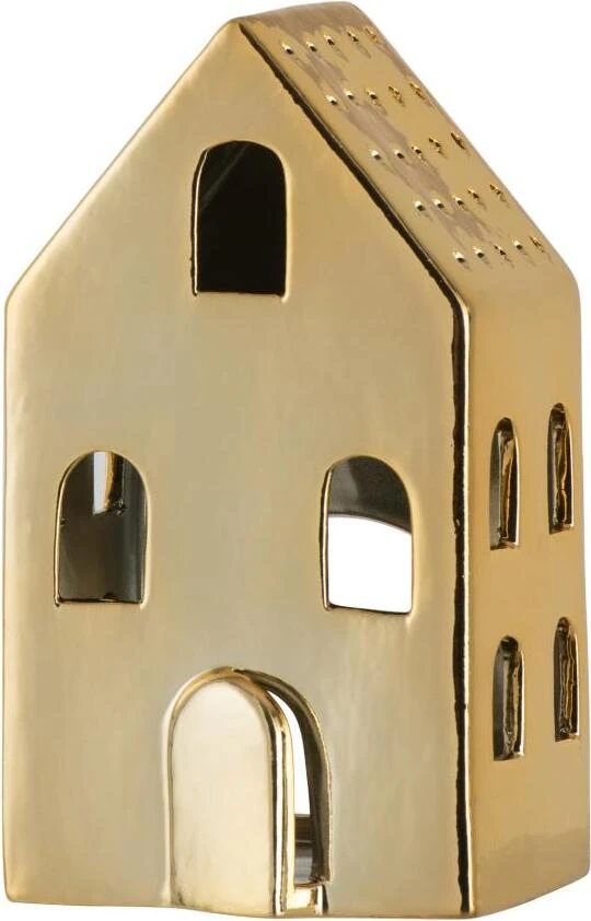 J-Line Waxinelichthouder Huis Caroline Goud 10 X 8 X 17,5 Cm 3 J-Line Waxinelichthouder Huis Caroline Goud 10 X 8 X 17,5 Cm