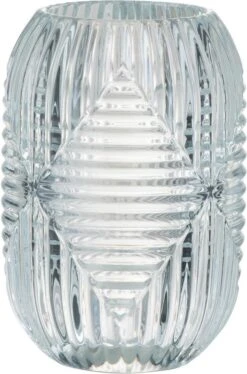 J-Line Waxinelichthouder Line Transparant D 9 H 13 Cm