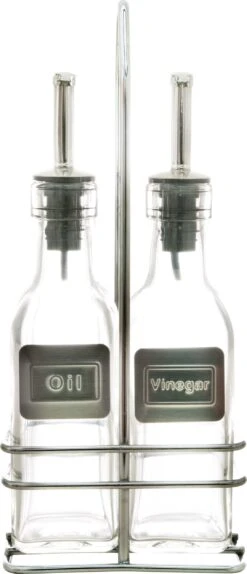 Point Virgule Olie En Azijnset Transparant 2-delig