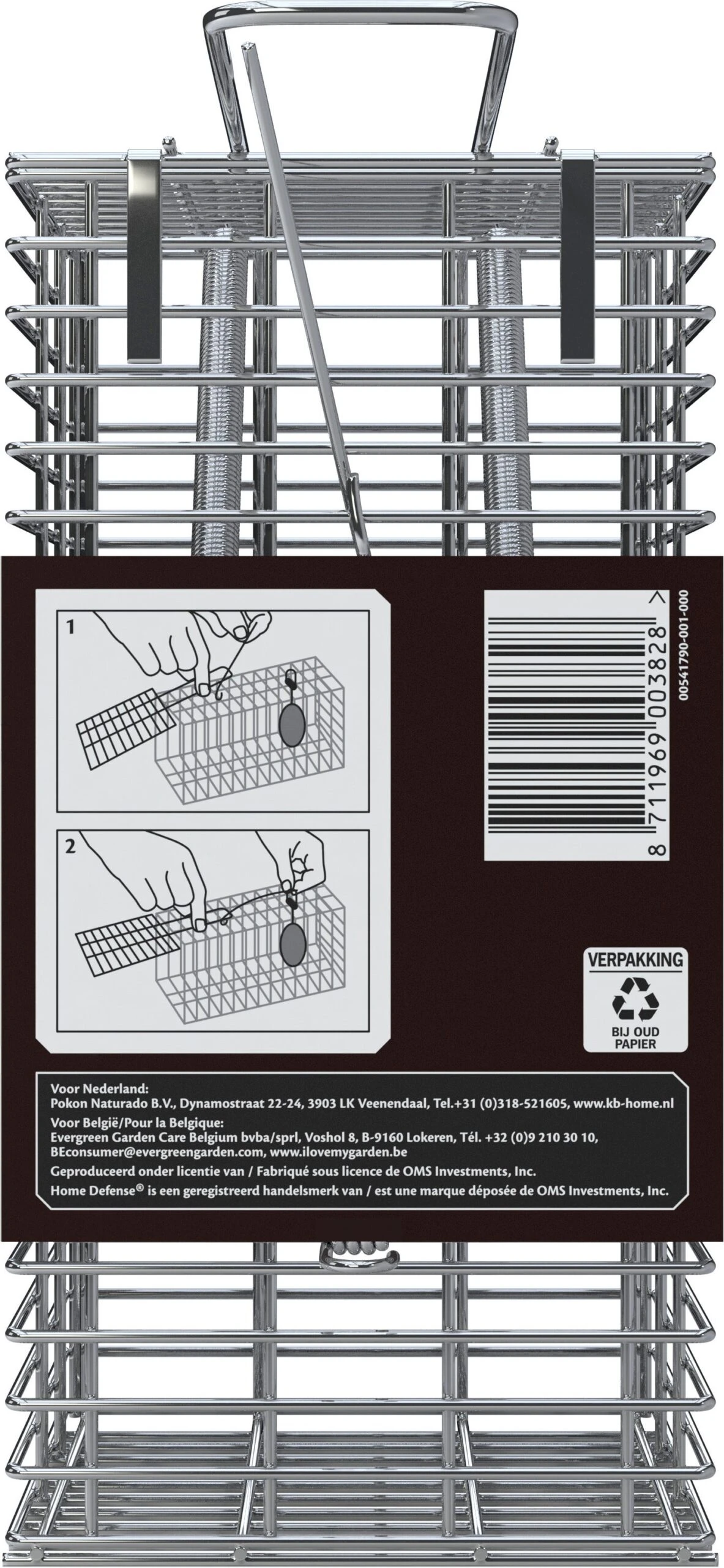 KB Muizenvangkooi 10 X 10 X 20 Cm 4 KB Muizenvangkooi 10 X 10 X 20 Cm - Image 2