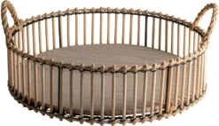 Gusta Dienblad Naturel D 35 H 12,5 Cm