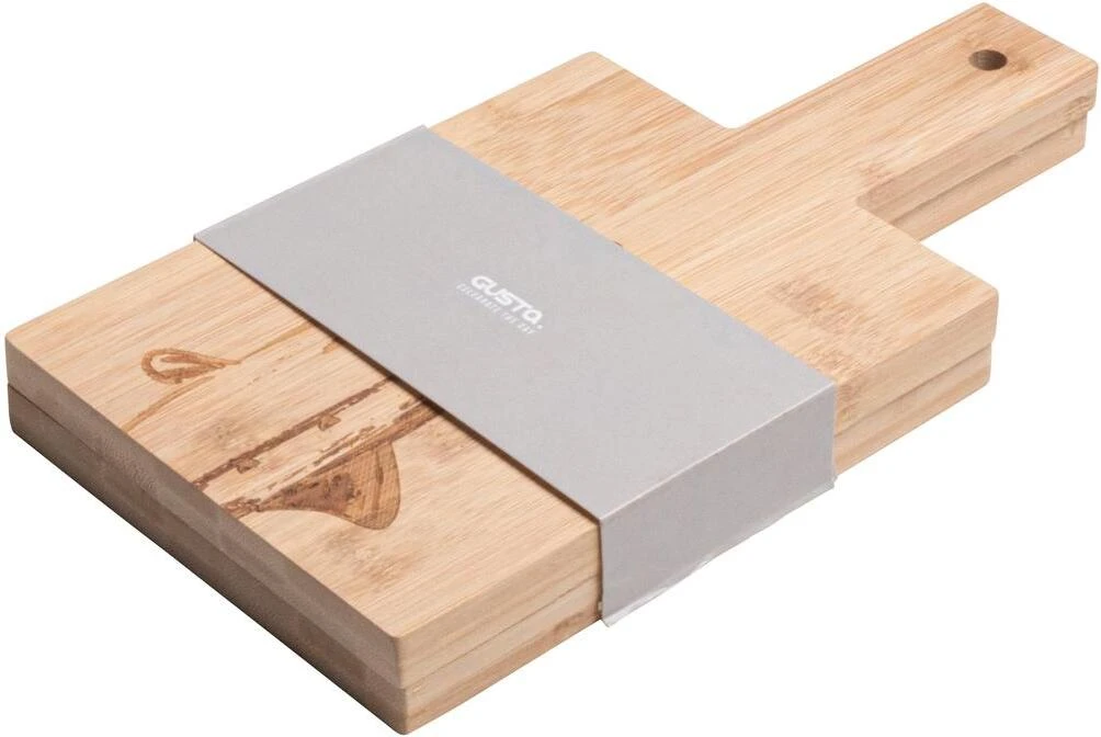 Gusta Serveerplank Sardientje Naturel 27 X 14 X 3 Cm 4 Gusta Serveerplank Sardientje Naturel 27 X 14 X 3 Cm - Image 2