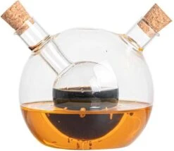 Gusta Olie - En Azijnbal Transparant D 10,4 H 11,5 Cm -Lauraa Winkel 8712628323813 1 1