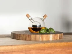 Gusta Olie - En Azijnbal Transparant D 10,4 H 11,5 Cm -Lauraa Winkel 8712628323813 2 1