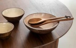 Gusta Schaal Bruin / Taupe D 22,3 H 6,4 Cm -Lauraa Winkel 8712628323899 2 1