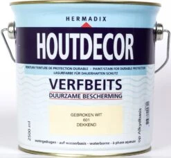Hermadix Houtdecor Gebroken Wit 2,5 L