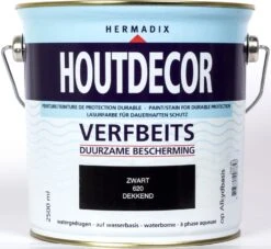 Hermadix Houtdecor Zwart 2,5 L