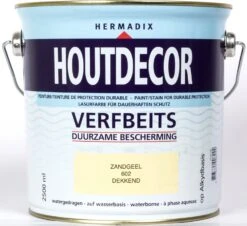 Hermadix Houtdecor Dekkend Zandgeel 2,5 L