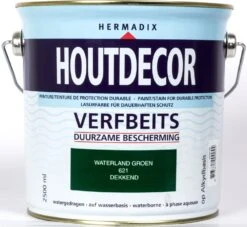 Hermadix Houtdecor Dekkend Waterland Groen 2,5 L