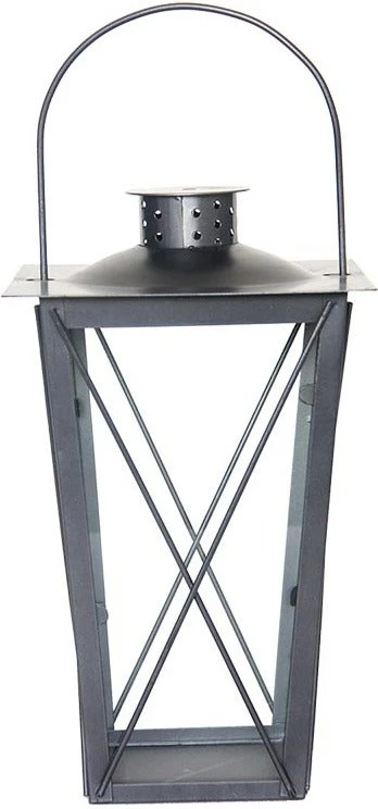 Esschert Design Lantaarn Fancy Flames Antraciet 17 X 17 X 30,3 Cm 3 Esschert Design Lantaarn Fancy Flames Antraciet 17 X 17 X 30,3 Cm