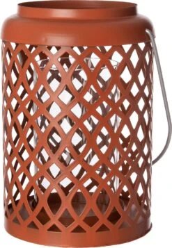 Esschert Design Windlicht Terracotta 16 X 16 X 23 Cm