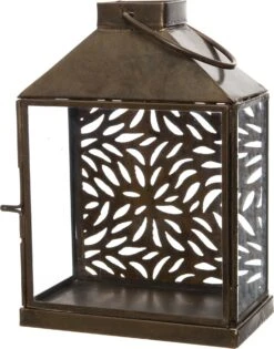 Intratuin Lantaarn Brons 12,5 X 7,5 X 18 Cm