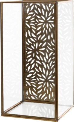 Intratuin Windlicht Goud 15,5 X 16,5 X 31 Cm