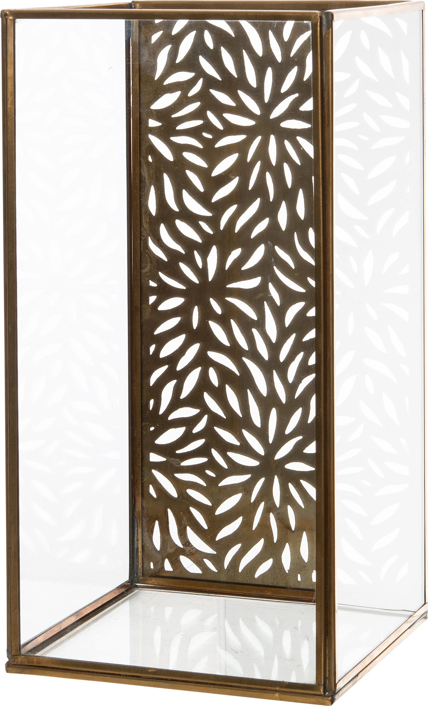 Intratuin Windlicht Goud 15,5 X 16,5 X 31 Cm 3 Intratuin Windlicht Goud 15,5 X 16,5 X 31 Cm