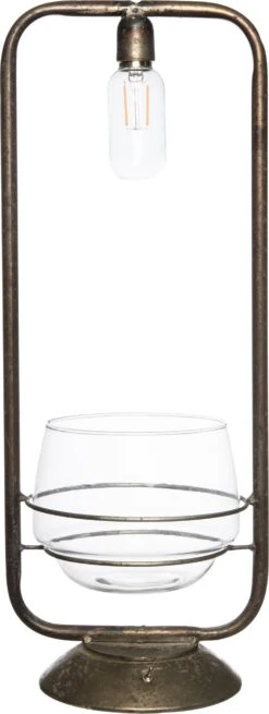 Intratuin LED Tafellamp Brons 20,5 X 17,5 X 54 Cm