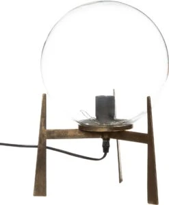 Intratuin Vloerlamp Luc Goud / Zwart 25.5 X 27 X 37,5 Cm