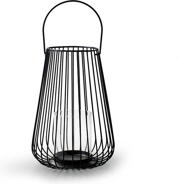 Jodeco Windlicht Cosi Zwart D 18 H 24 Cm 3 Jodeco Windlicht Cosi Zwart D 18 H 24 Cm