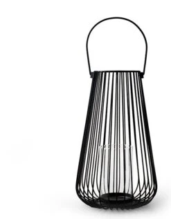 Jodeco Windlicht Cosi Zwart D 19 H 31,5 Cm