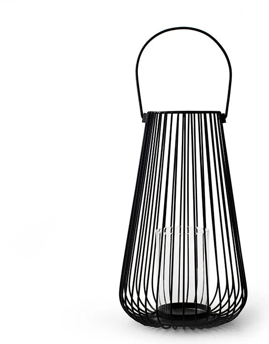 Jodeco Windlicht Cosi Zwart D 19 H 31,5 Cm 3 Jodeco Windlicht Cosi Zwart D 19 H 31,5 Cm