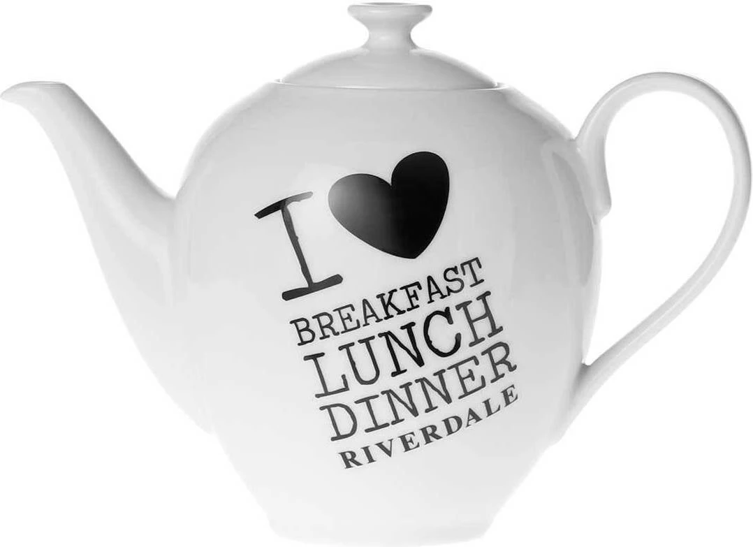Riverdale Theepot Love Wit 13 X 24 X 17 Cm 3 Riverdale Theepot Love Wit 13 X 24 X 17 Cm