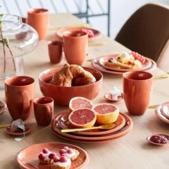 Riverdale Serveerschaal Suzie Oranje D 23 H 9,7 Cm -Lauraa Winkel 8717318220892 2