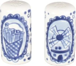 Blond Amsterdam Peper En Zoutstel Delfts Blond H 10,5 Cm