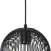 Light & Living Hanglamp Abby Zwart D 19 H 26 Cm