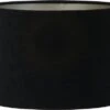 Light & Living Lampenkap Velours Zwart D 25 H 18 Cm -Lauraa Winkel 8717807184131 1