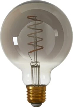 Light & Living Lichtbron LED Bol Spiraal Warm Wit Smoke 4W E27