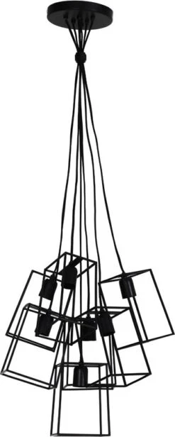 Light & Living Hanglamp Vani Zwart D 43 H 43 Cm