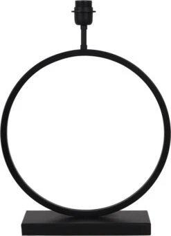 Light & Living Lampenvoet Liva Zwart 40 X 12,5 X 52 Cm