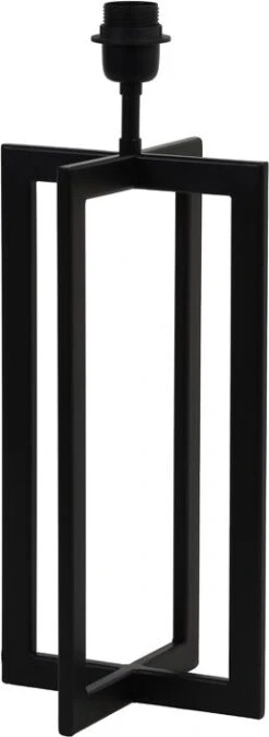 Light & Living Lampenvoet Mace Zwart 21 X 21 X 46 Cm