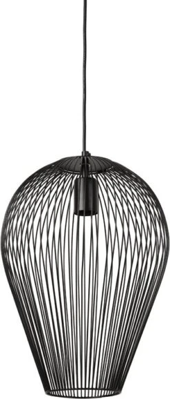 Light & Living Hanglamp Abby Zwart D 31 H 40 Cm