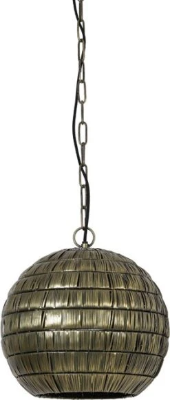 Light & Living Hanglamp Kymora Brons D 30 H 30 Cm