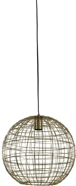 Light & Living Hanglamp Mirana Goud D 35 H 35 Cm