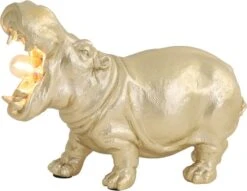 Light & Living Tafellamp Hippo Goud 27 X 11 X 17,5 Cm