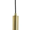 Light & Living Hanglamp Lekar Grijs / Goud D 16 H 26 Cm -Lauraa Winkel 8717807610968 0 1