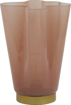 Light & Living Tafellamp Malu Roze / Goud D 12,5 H 22 Cm