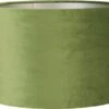Light & Living Lampenkap Velours Groen D 20 H 15 Cm -Lauraa Winkel 871780 2 1