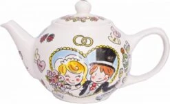 Blond Amsterdam Theepot Bride & Groom 1,5 L