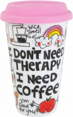 Blond Amsterdam Beker Coffee To Go Therapy 0,4 L