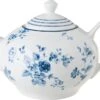 Laura Ashley Theepot China Rose Blauw 1,6 L -Lauraa Winkel 8717823786739 1