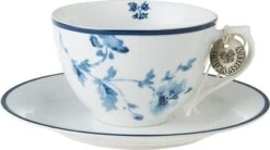 Laura Ashley Kop En Schotel China Rose Blauw 0,26 L -Lauraa Winkel 8717823786784 3