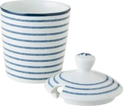 Laura Ashley Suikerpot Candy Stripe Blauw D 8 H 11,8 Cm -Lauraa Winkel 8717823786821 3