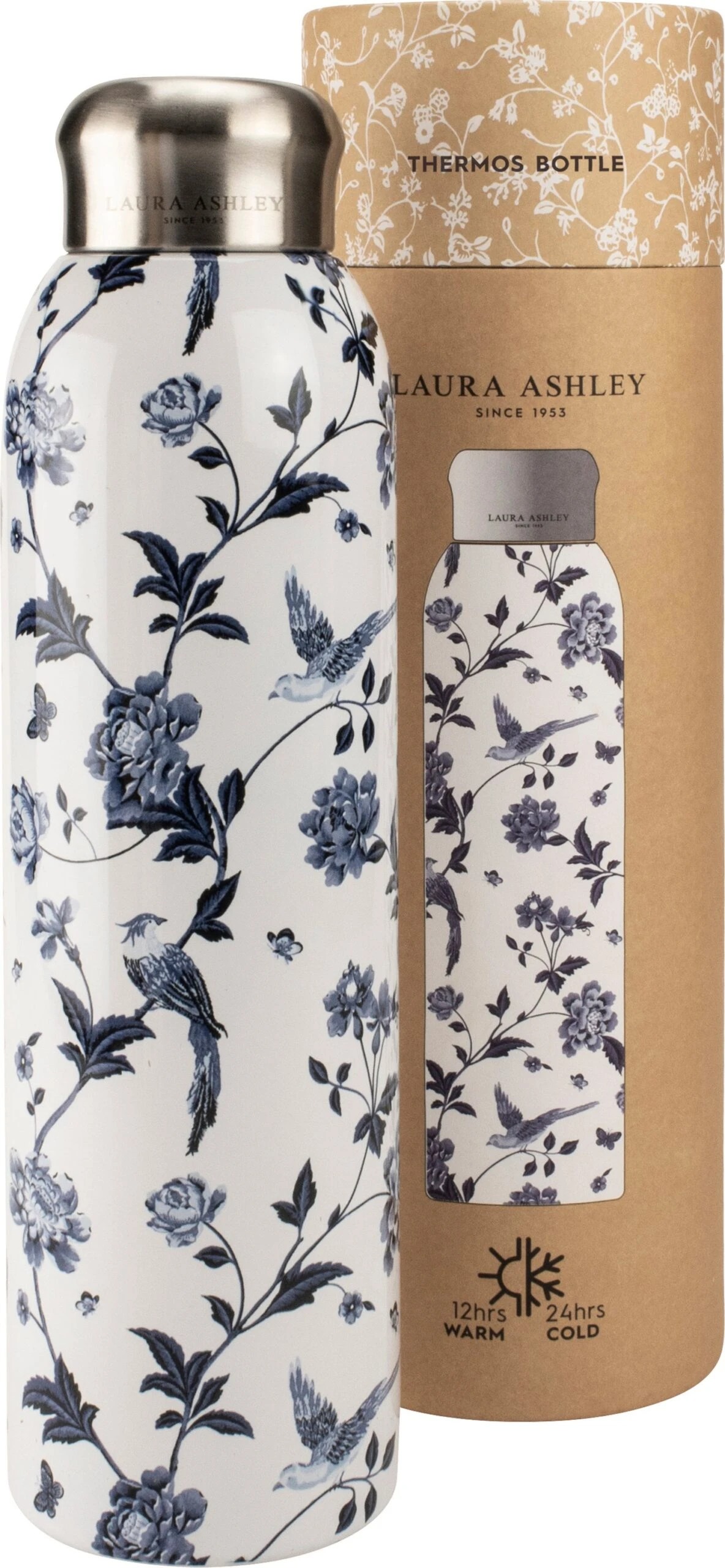 Laura Ashley Thermosfles Summer Palace Blauw 500 Ml 3 Laura Ashley Thermosfles Summer Palace Blauw 500 Ml