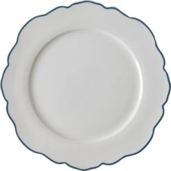 Laura Ashley Dinerbord Met Geschulpte Rand Wit D 24,5 H 1,9 Cm